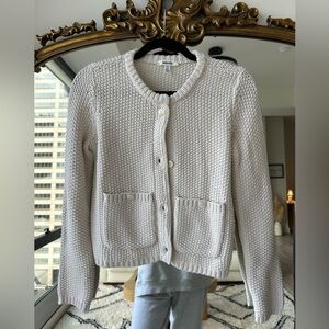 Splendid Cream Button Down Sweater